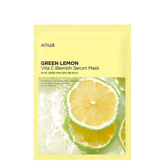 Anua - Green Lemon Vita C Blemish Serum Mask 25ml X 10ea
