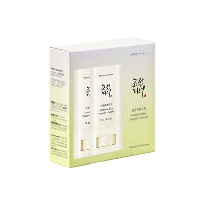 Beauty of Joseon - Matte sun stick : Mugwort + Camelia 18g (SPF50+ PA++++) X 2EA [DOUBLE SET]