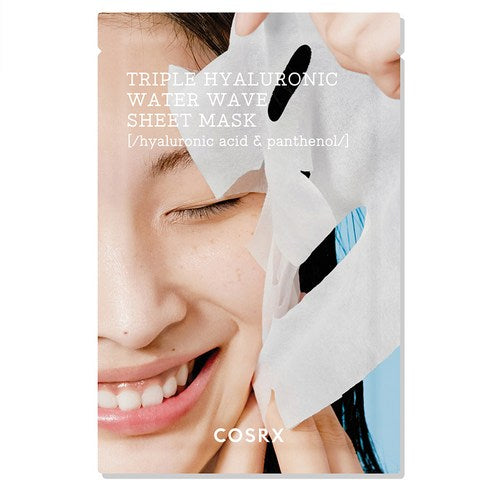Mascarilla facial hidratante con triple ácido hialurónico Hydrium de COSRX (10 unidades)