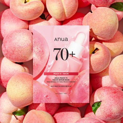 Anua Peach 70 Feuille de masque sérum à la niacine 25 g X 10 unités