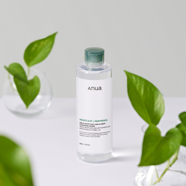 Agua de limpieza profunda Anua Heartleaf 87 de pH bajo 500 g